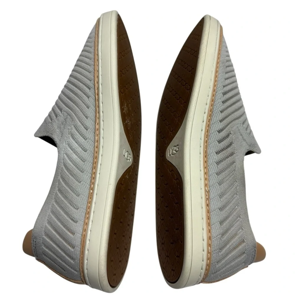 UGG Women’s Gray and Tan Loafers Size 9